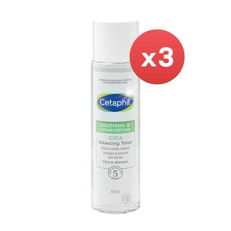 Cetaphil 舒特膚 舒新雪潤安撫水(150mlX3瓶)-化妝水