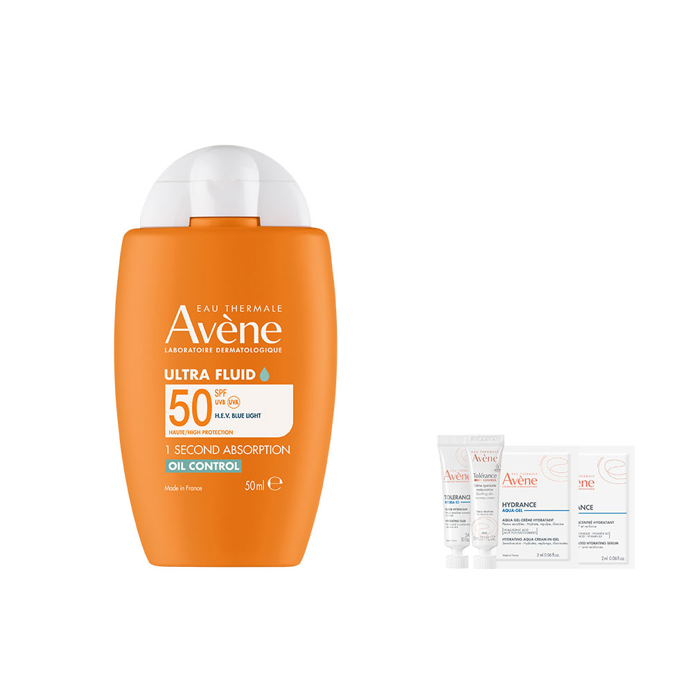 Avene 雅漾 官方直營 雅漾去油光霧感防曬乳SPF50 50ml