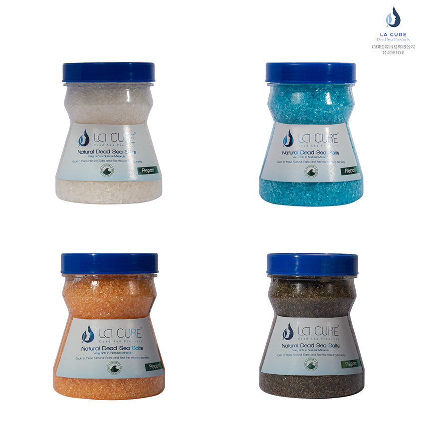 La Cure 藍琪兒 死海活性礦物沐浴鹽(曲線四季平安禮盒組250g *4色》Dead Sea Bath Salt