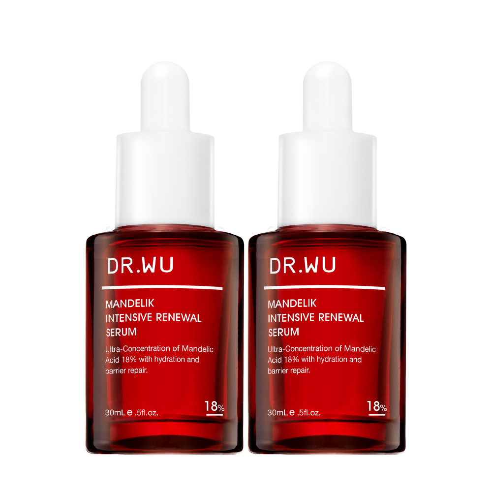DR.WU 達爾膚杏仁酸亮白煥膚精華18%30ML(小紅瓶) 2入組- PChome
