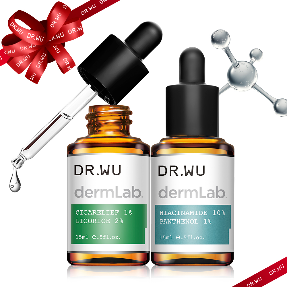 DR.WU 達爾膚 神修護舒敏雙星組(1%積雪草+10%菸鹼醯胺)