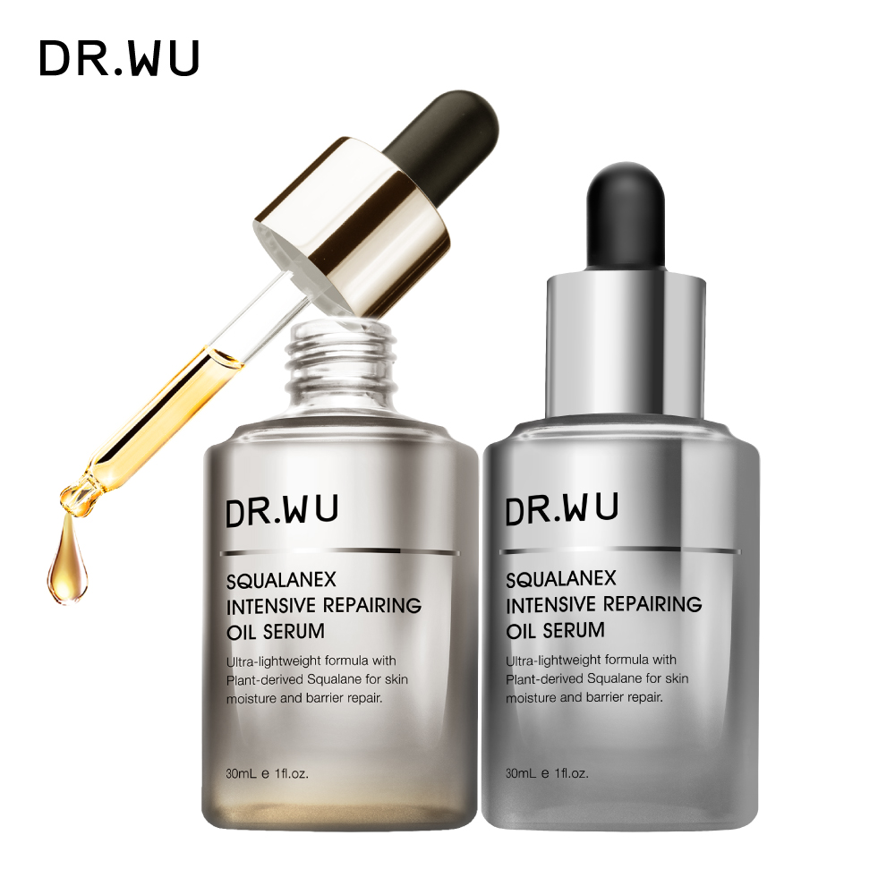 DR.WU 達爾膚 角鯊潤澤修復精華油30ML(2入組)-共2入