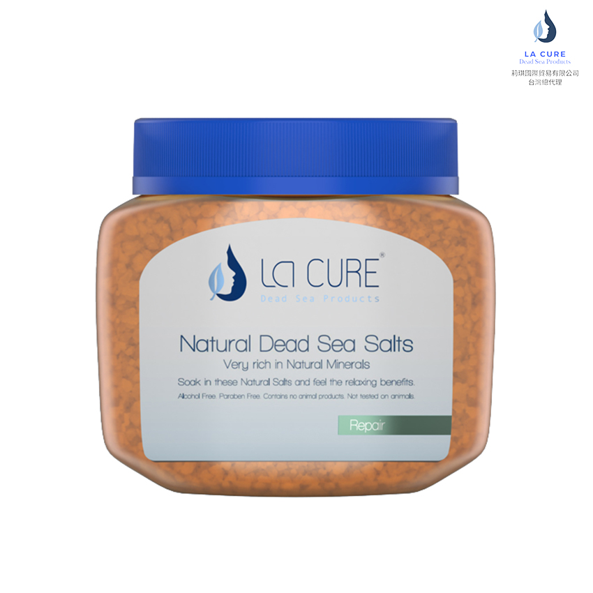 La Cure 藍琪兒 死海礦物沐浴鹽(橘)500g《小顆粒罐裝》Dead Sea Bath Salt-Peach