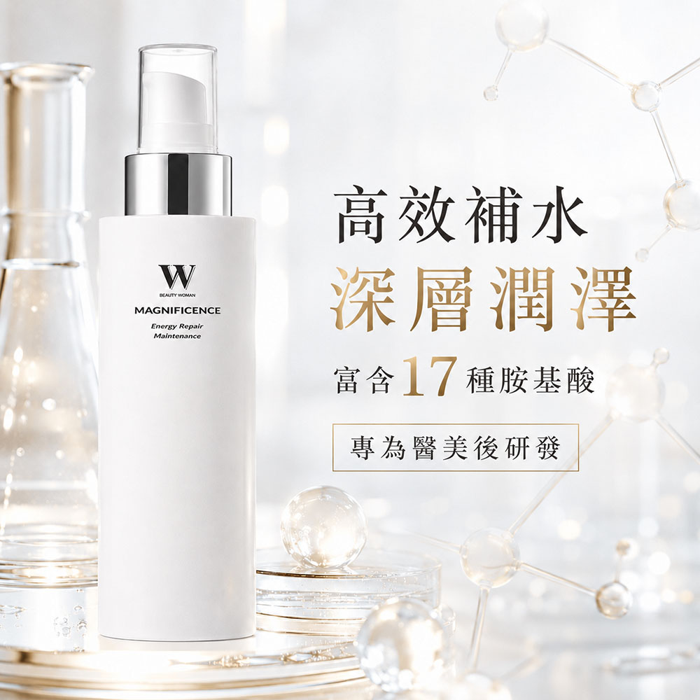 W 修護保養 高效極潤修護化妝水 120mL  (保濕修護 專為醫美而研發 — 醫美術後保養品牌)