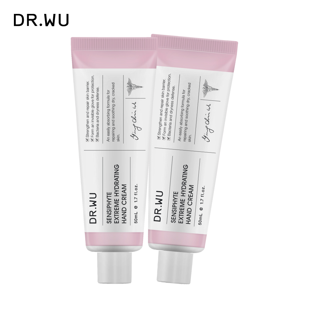 DR.WU 達爾膚 瞬適膚舒緩保濕護手霜50ML(2入組)-共2入