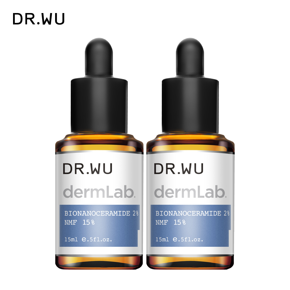 DR.WU 達爾膚 2%神經醯胺保濕精華15ML(2入組)-共2入