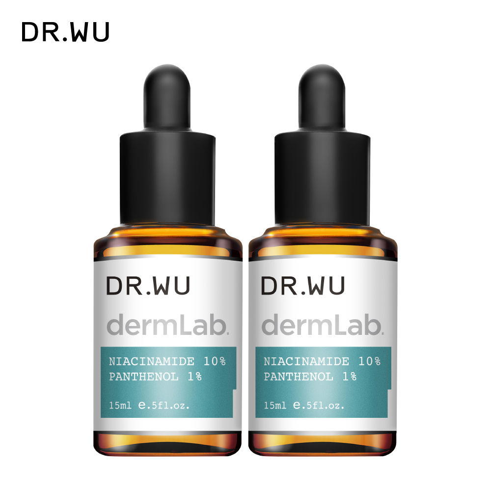 DR.WU 達爾膚 10%菸鹼醯胺B5舒緩精華15ML(2入組)-共2入