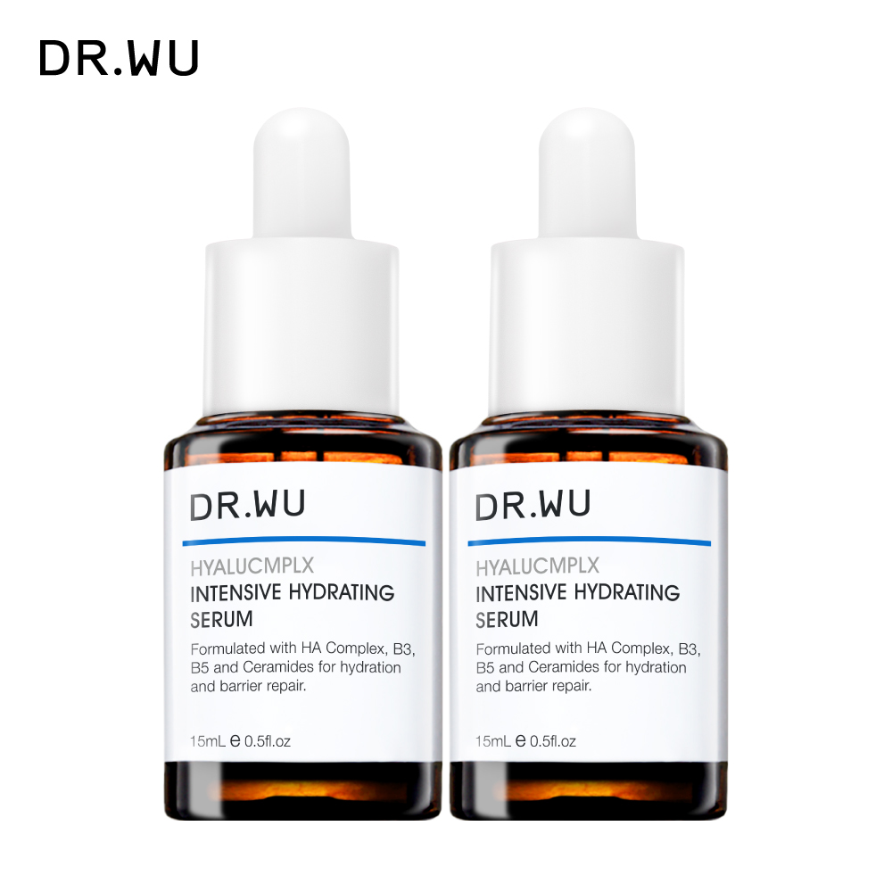 DR.WU 達爾膚 玻尿酸保濕精華液15ML(2入組)-共2入