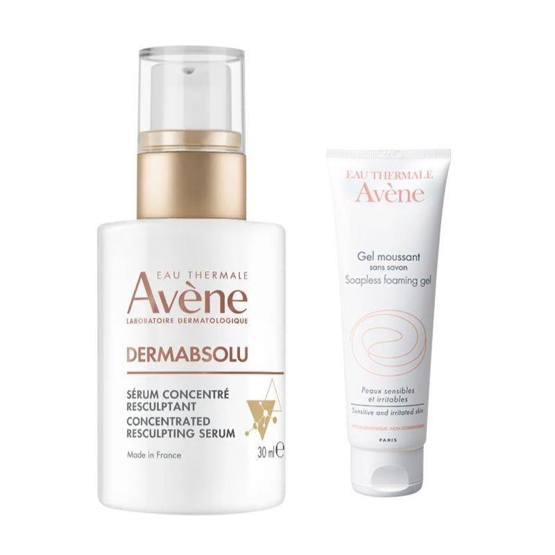 Avene 雅漾 極致彈潤精萃PRO 30ml特惠組(+活泉潔膚凝膠125ml)