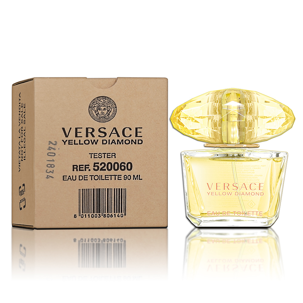 Versace 凡賽斯 香愛黃鑽女性淡香水 90ML TESTER 環保包裝