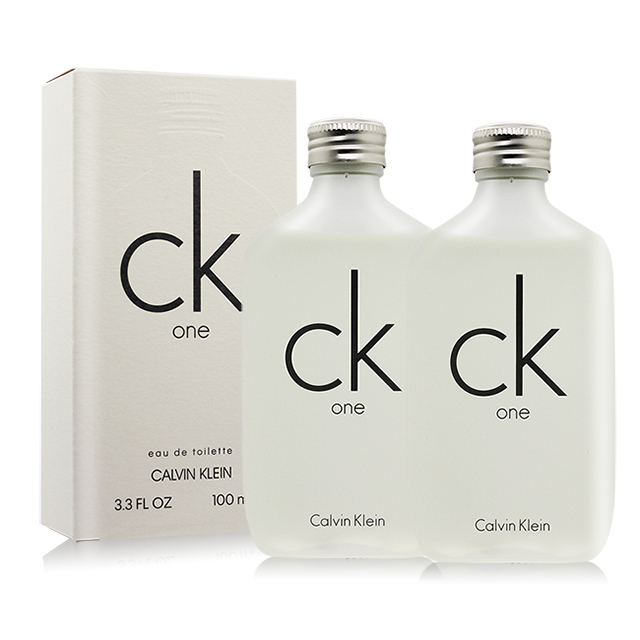 Calvin Klein CK ONE中性淡香水(100ml)X2-國際航空版