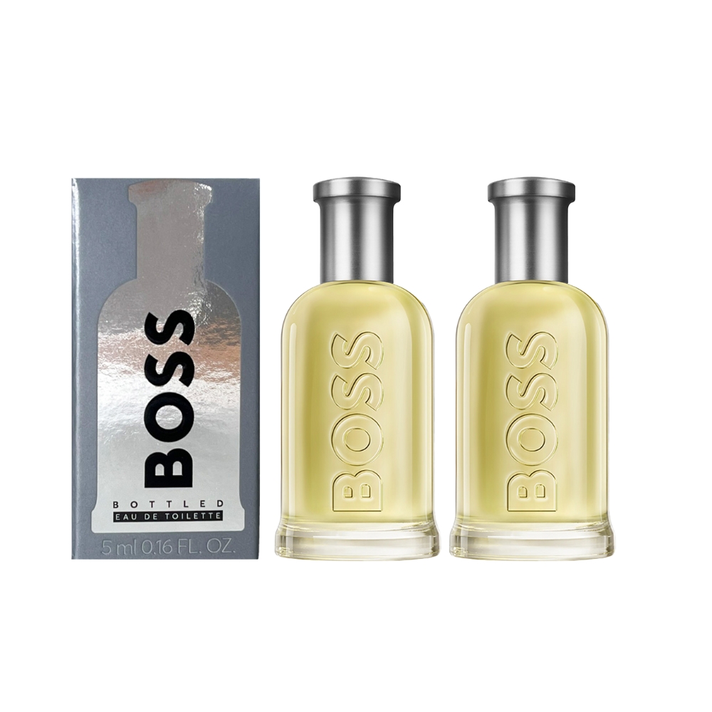 Boss BOTTLED 自信男性淡香水 5ml(2入) 小香