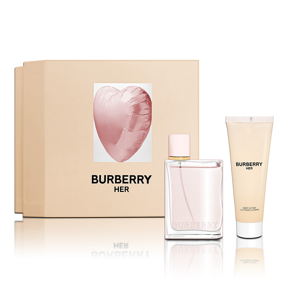 BURBERRY 巴寶莉 HER 香氛精選禮盒(淡香精50ML+身體乳75ML)