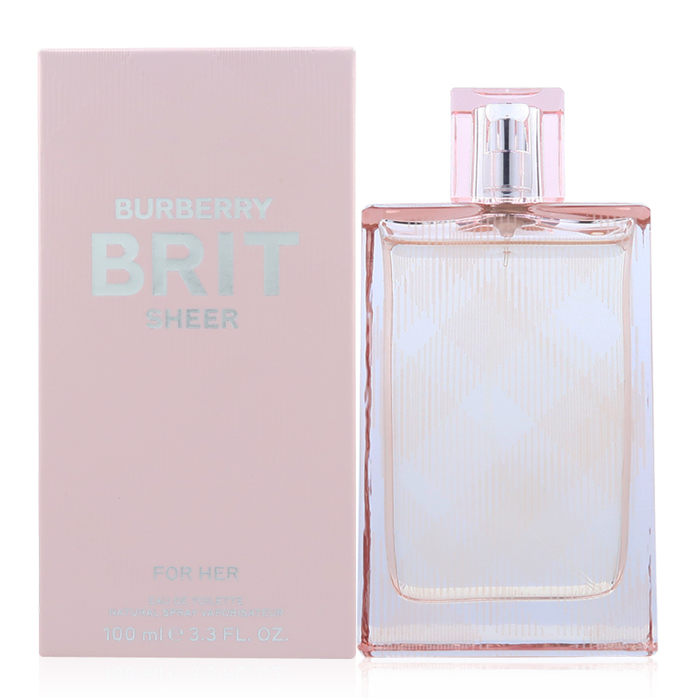 BURBERRY 巴寶莉 Brit Sheer for Her 粉紅風格女性淡香水 EDT EDT 100ml (新版)