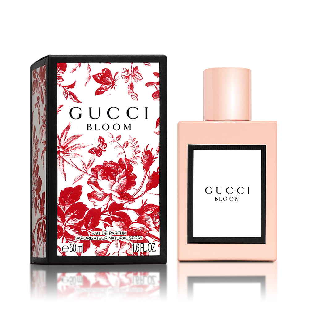 GUCCI 古馳 BLOOM 花悅女性淡香精 50ML 紅花