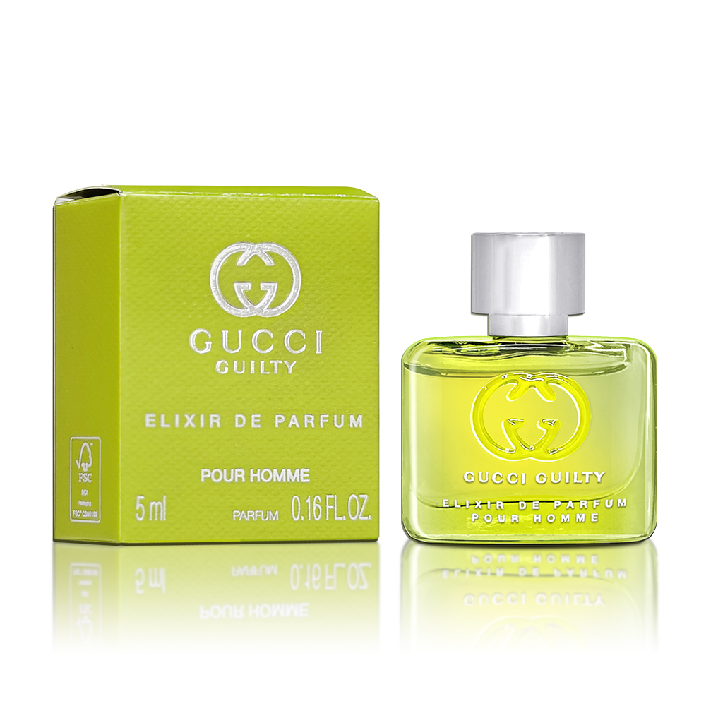 GUCCI 古馳 Guilty Elixir de Parfum 罪愛男性香精 5ML 沾式小香