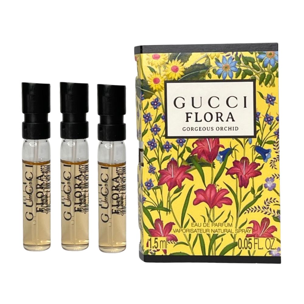 GUCCI 古馳 華麗蘭花之約女性淡香精1.5ml 針管 *3入組