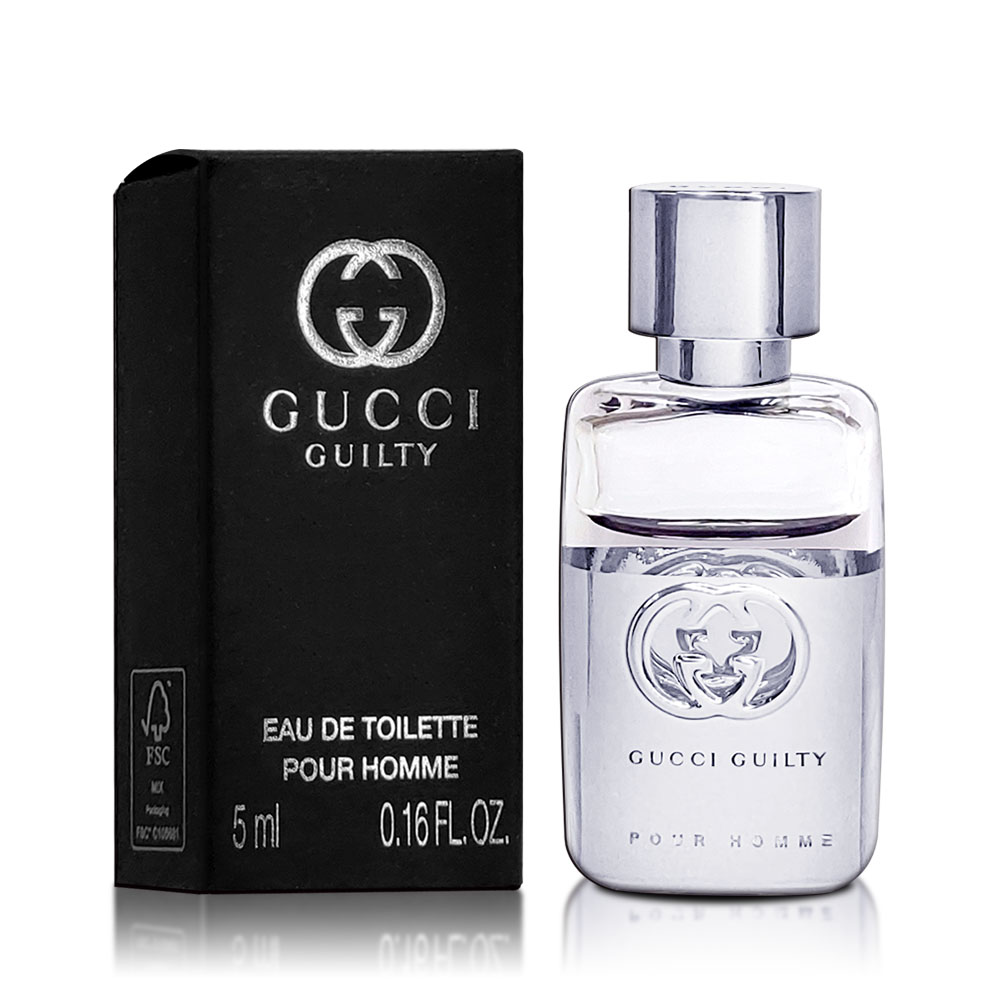 GUCCI 古馳 Guilty 罪愛男性淡香水 5ML 沾式小香