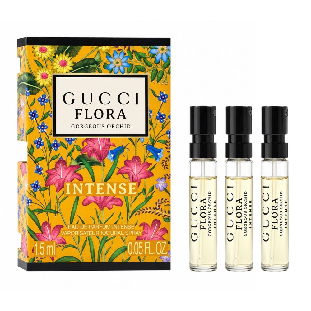 GUCCI 古馳 FLORA 華麗蘭花之約女性極致淡香精 1.5ml 針管 X3入組