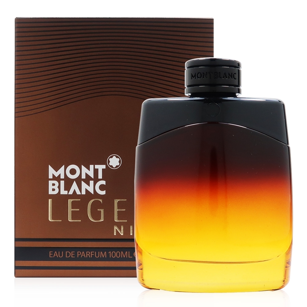 Mont Blanc Legend Night Men Eau De Parfum Spray, 3.4 Oz