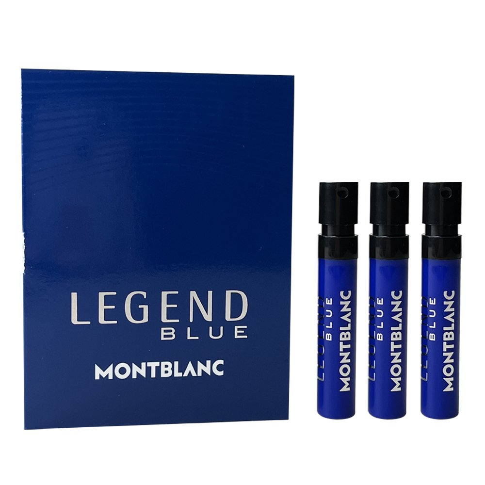 MONTBLANC 萬寶龍傳奇紳藍淡香精1 2ML 針管3 入組