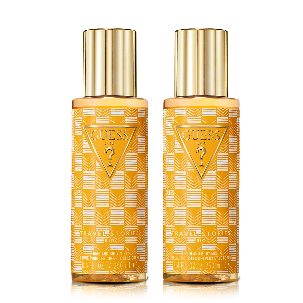 GUESS 旅行印記里歐女性香氛噴霧(250ml)X2入