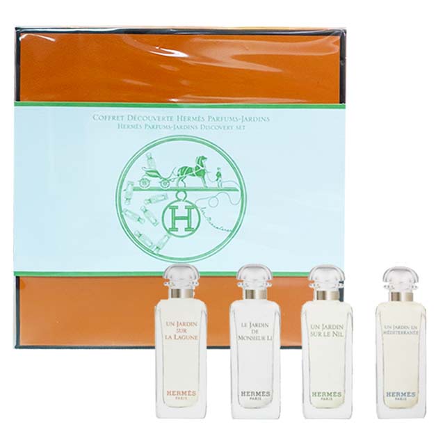 Hermes 愛馬仕hermes花園系列小香水禮盒四入組 Pchome 24h購物