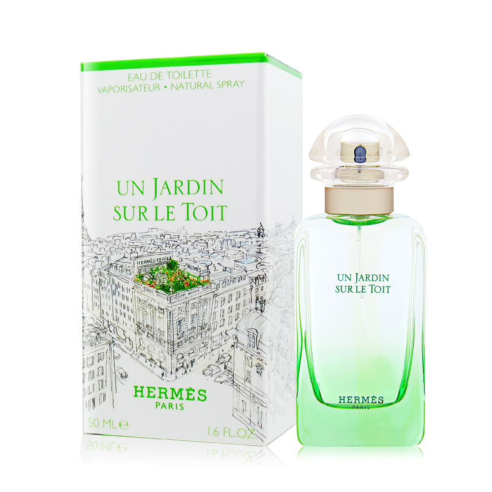 HERMES 愛馬仕 UN JARDIN SUR LE TOIT 屋頂花園淡香水(50ml) EDT-國際航空版（其他規格）