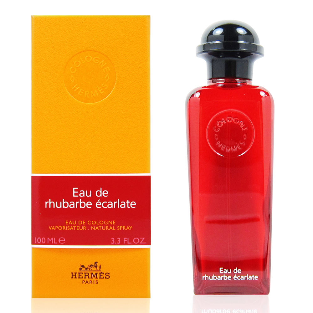 HERMES 愛馬仕Rhubarbe Ecarlate 緋紅火參古龍水EDC 100ml TESTER