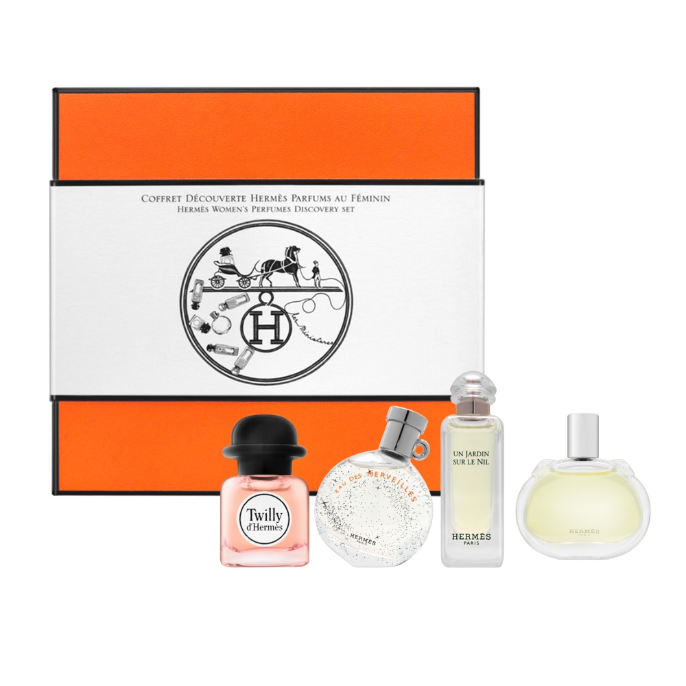 HERMES 愛馬仕小香禮盒四入組7.5ml*4 #新版- PChome 24h購物