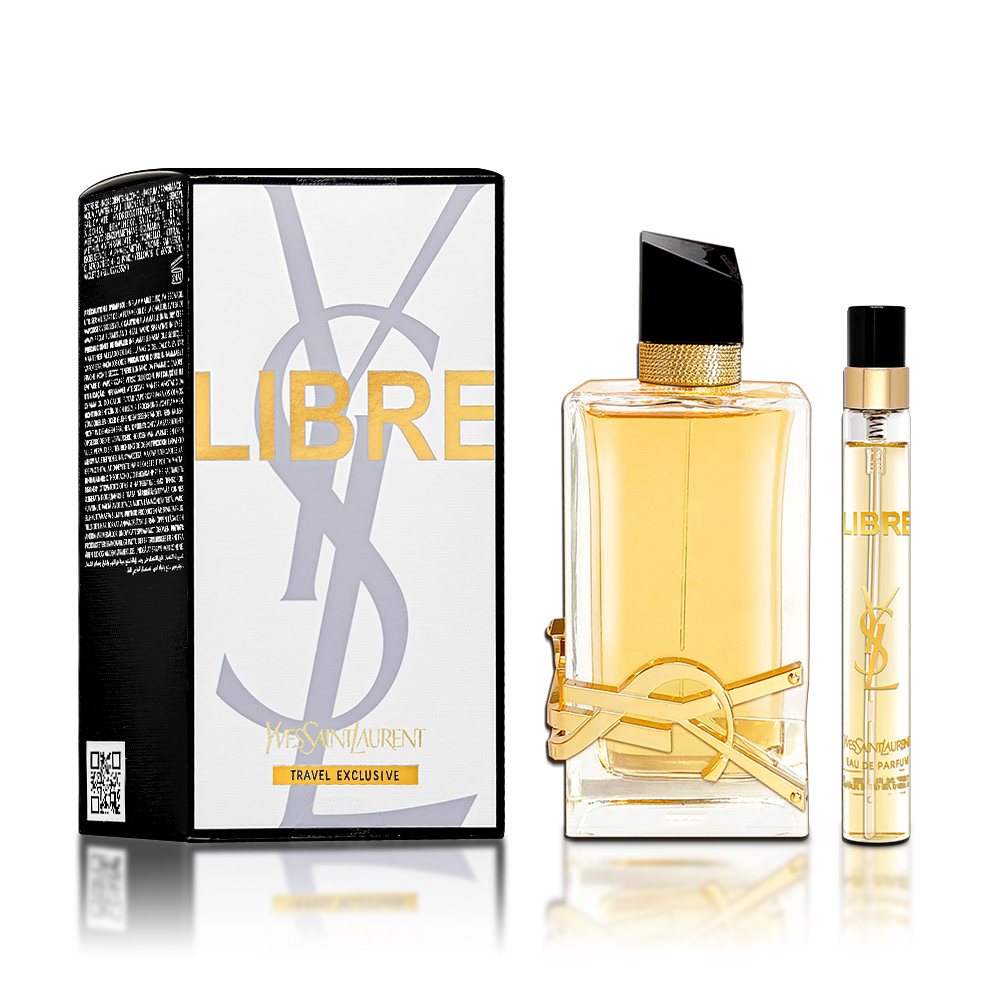 YSL 聖羅蘭 LIBRE 自由不羈香氛禮盒(淡香精90ML+隨身瓶10ML)