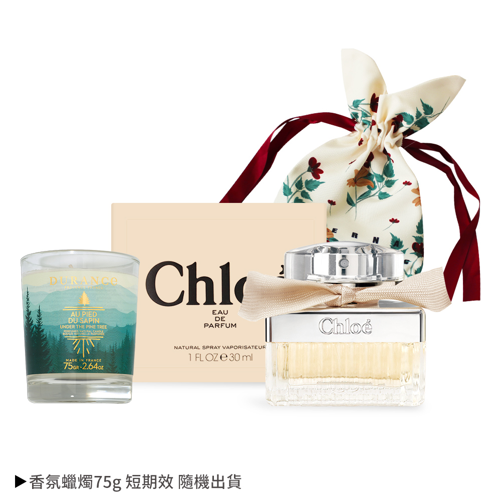 CHLOE 蔻依 女性淡香精 香氛蠟燭限定組(淡香精30ml+香氛蠟燭75g)-公司貨