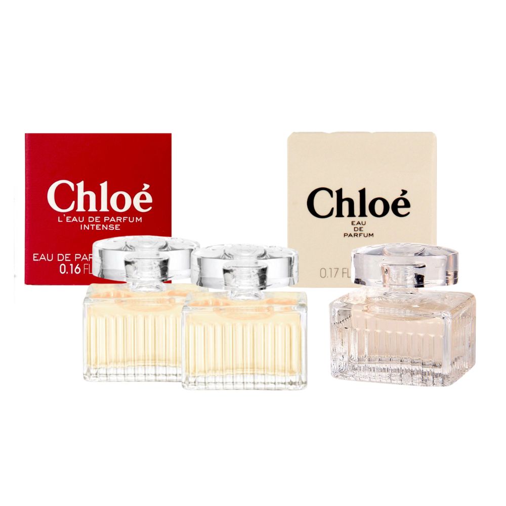 CHLOE 蔻依 同名女性淡香精5ml+玫瑰晨語淡香精5ml*2 小香 3入組