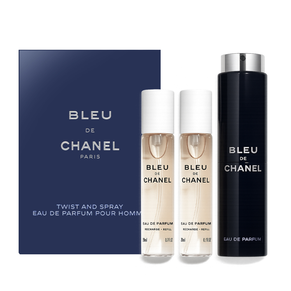 CHANEL 香奈兒藍色男性隨身香水EDP 20ml*3 - PChome 24h購物
