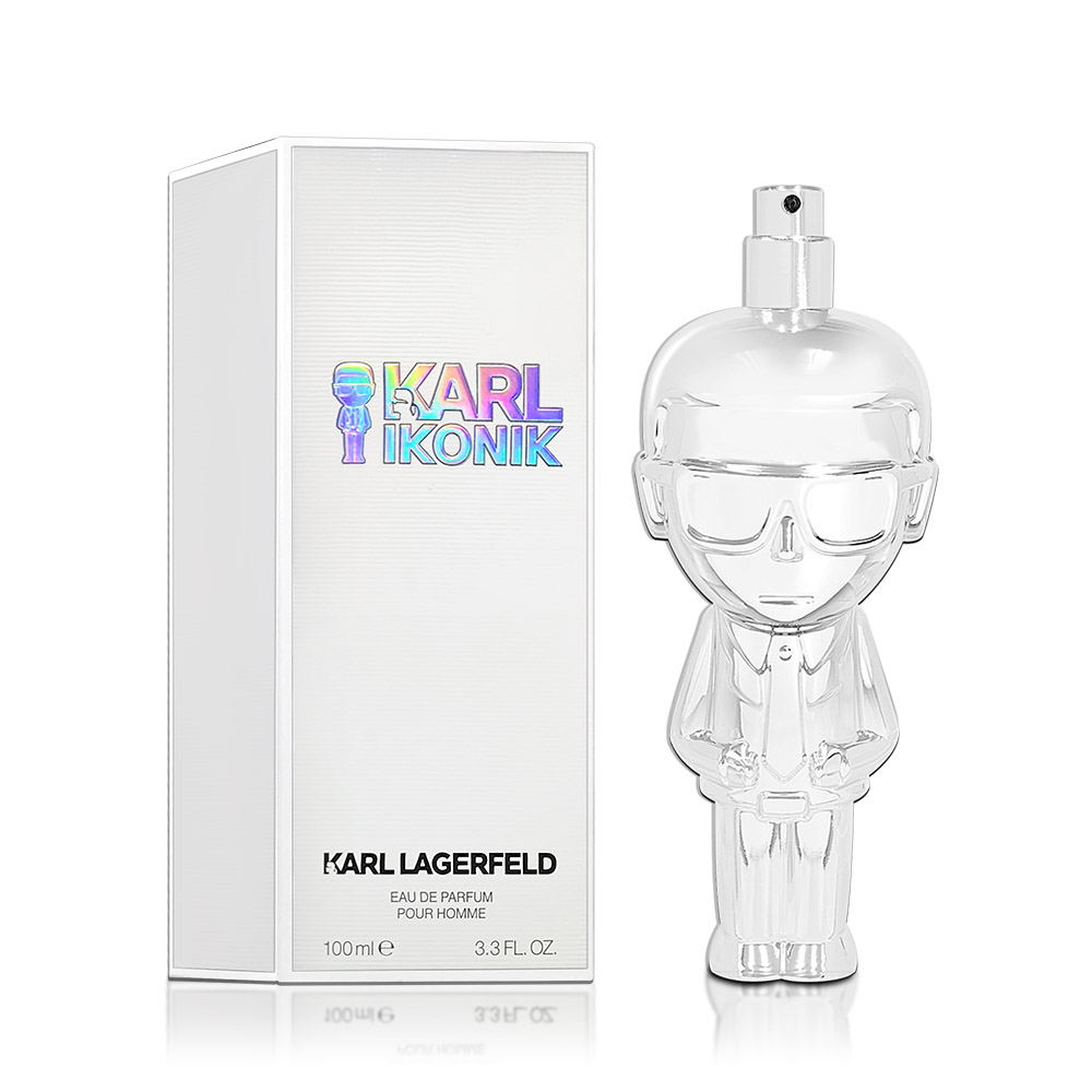 Karl Lagerfeld 卡爾 IKONIK 時尚大帝 極光銀男性淡香精 100ML