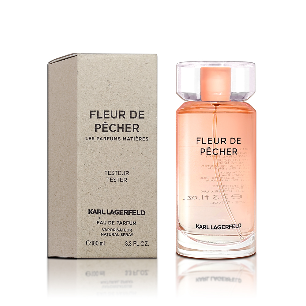 Karl Lagerfeld 卡爾 桃色時尚女性淡香精 100ML TESTER 環保包裝