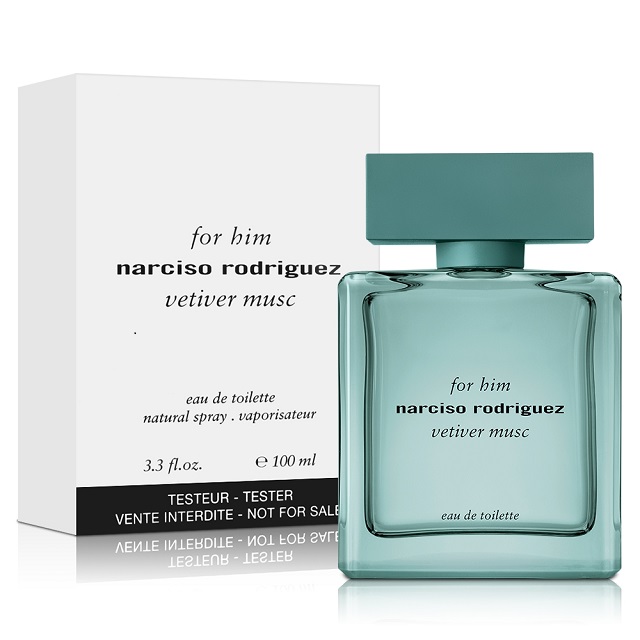 NARCISO RODRIGUEZ 紳青男性淡香水 100ml-Tester包裝