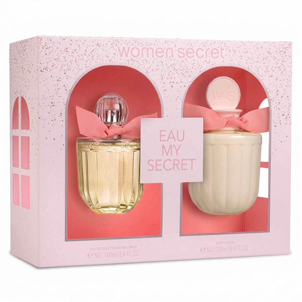 WOMENSECRET 祕密花園女性淡香水禮盒(香水100ml+身體乳200ml)