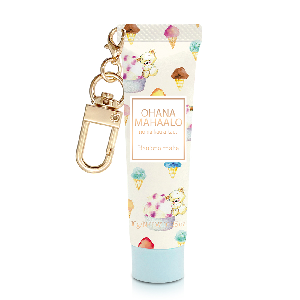 OHANA MAHAALO 雪莓甜筒 十指香扣限定手霜吊飾(10g)