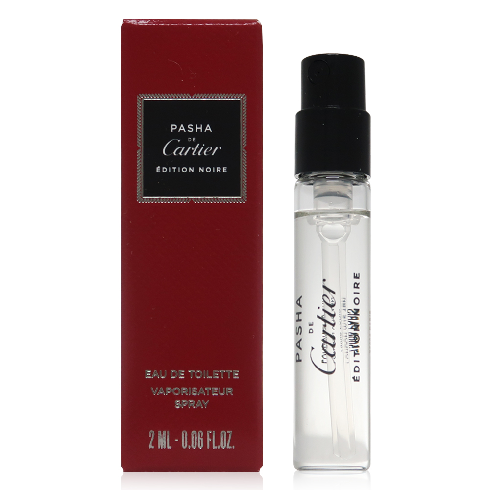 CARTIER 卡地亞Pasha de Cartier Edition Noire 巴夏黑色淡香水EDT 2ml