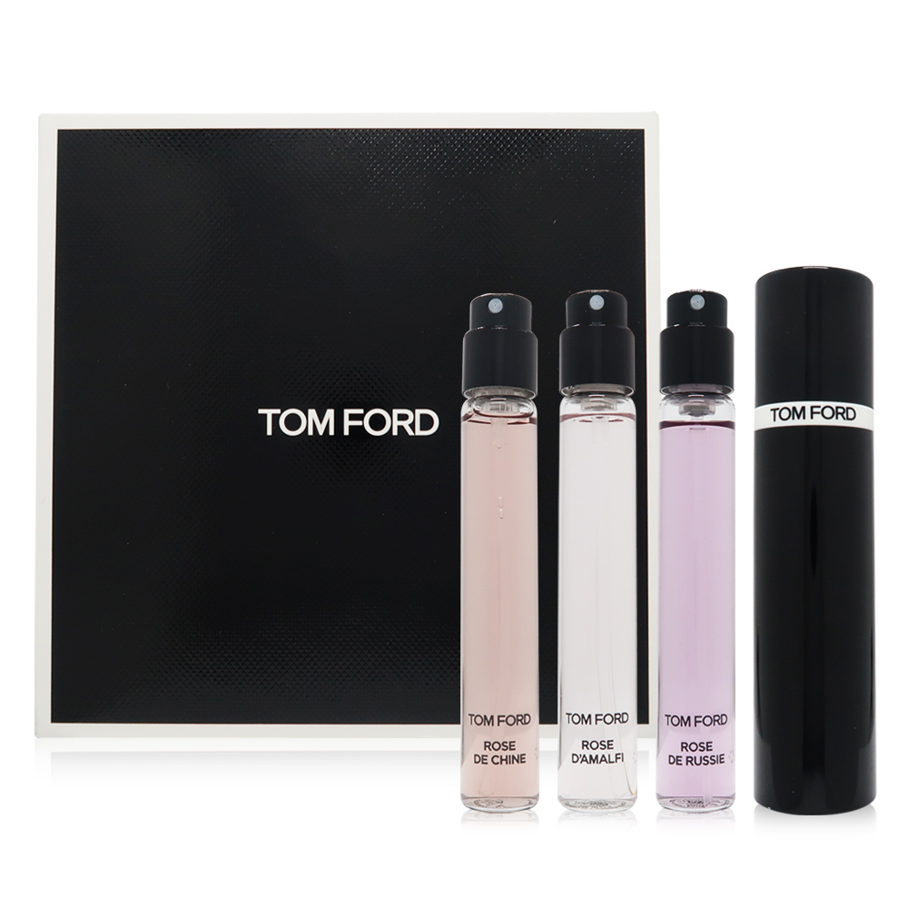 Tom Ford 玫瑰秘境隨身組淡香精EDP 10ml*3入禮盒(阿瑪菲玫瑰/東方玫瑰/俄羅斯玫瑰) - PChome 24h購物