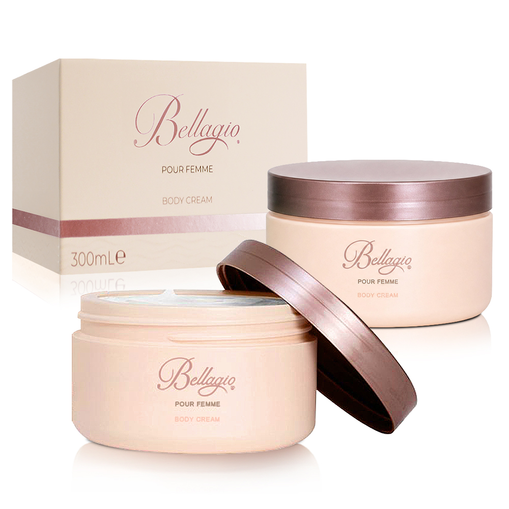 【短效良品】Bellagio 日落湖畔女性香氛身體乳(300ml)X2入