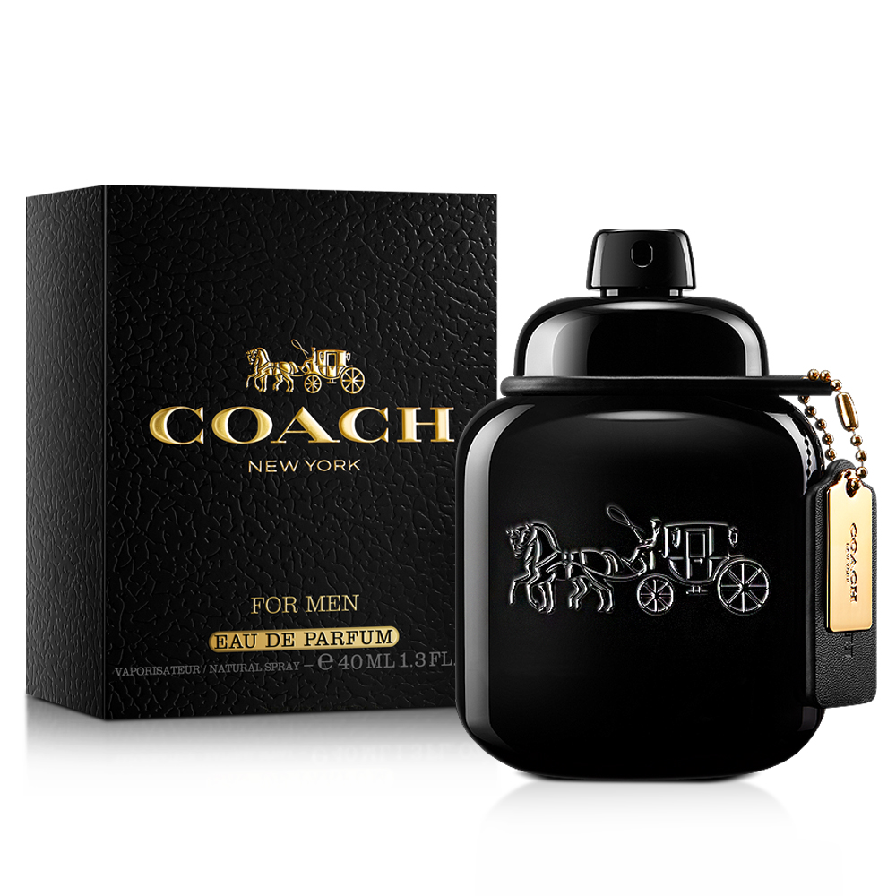 COACH 蔻馳時尚曜黑男性淡香精(40ml) - PChome 24h購物