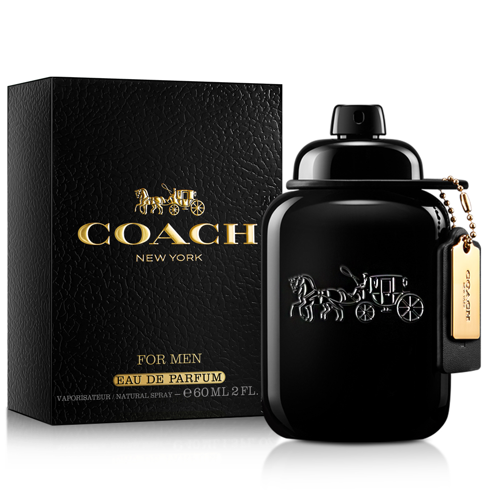 COACH 蔻馳 時尚曜黑男性淡香精(60ml)