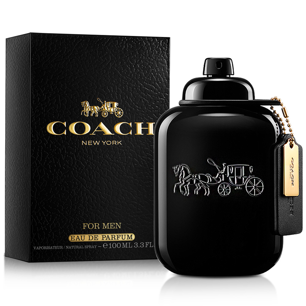 COACH 蔻馳 時尚曜黑男性淡香精(100ml)