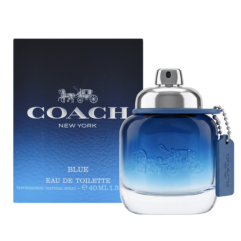 COACH 蔻馳 時尚藍調男性淡香水 40ml Blue EDT 專櫃公司貨
