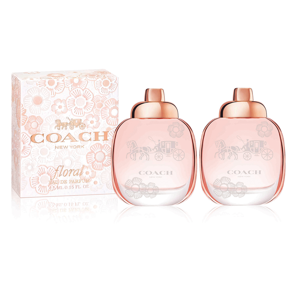 COACH 蔻馳 NEW YORK FLORAL 芙洛麗女性淡香精 4.5ml 小香 X2入組