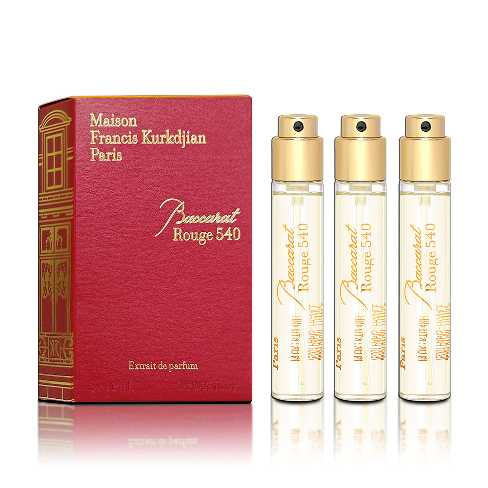 Maison Francis Kurkdjian MFK Baccarat Rouge 540 水晶之燄典藏香精禮盒 3入X11ML