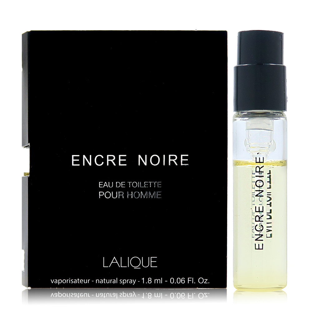 LALIQUE 萊儷ENCRE NOIRE 黑澤男性淡香水1.8ML - PChome 24h購物