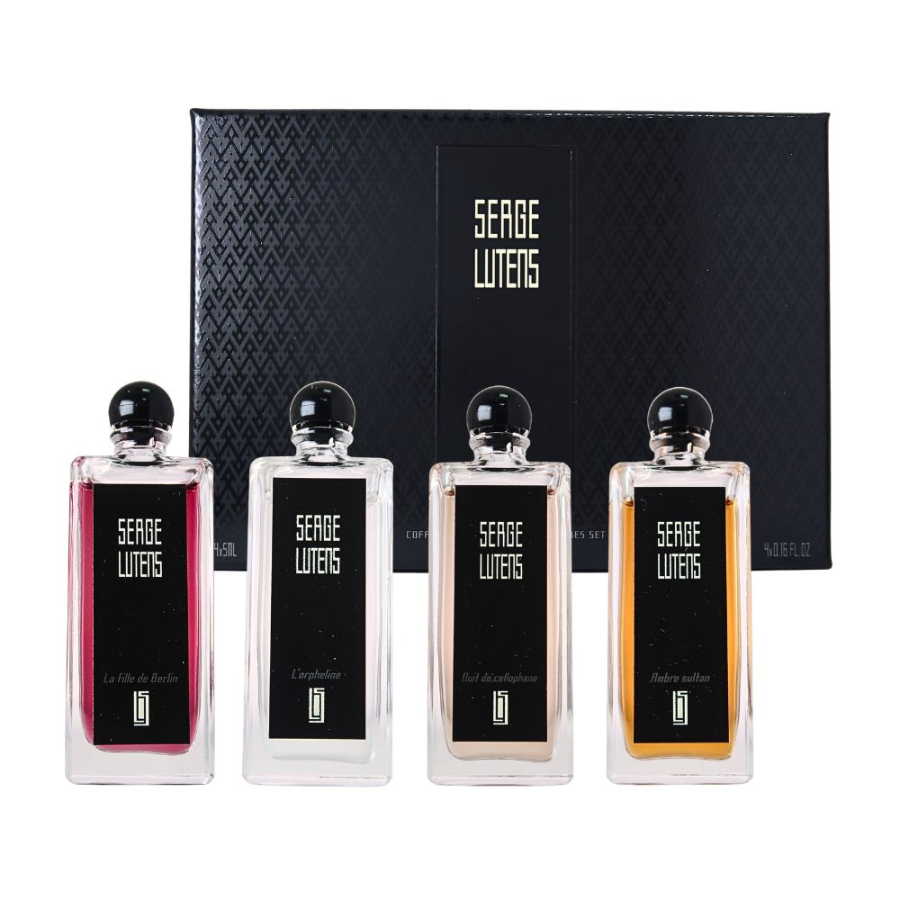 SERGE LUTENS 蘆丹氏 珍藏版小香水禮盒(5ml × 4 沾式) (柏林少女/孤女/八月夜桂花/琥珀君王)